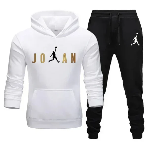 2024 New Men's Fashion Casual Zipper Tracksuits Outdoor Fitness Jogging Hooded Sets Sports Luxury Hoodie + Pants Suit Clothing - Image 6